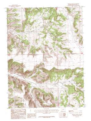 Firehole Basin USGS topographic map 41109c3