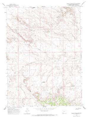 Needle Reservoir USGS topographic map 41109c8