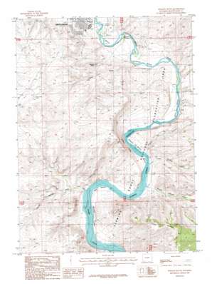 Whalen Butte USGS topographic map 41109d4