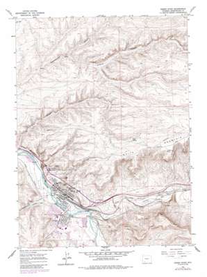 Green River topo map