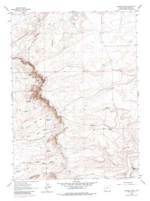 Chrisman Ranch topo map