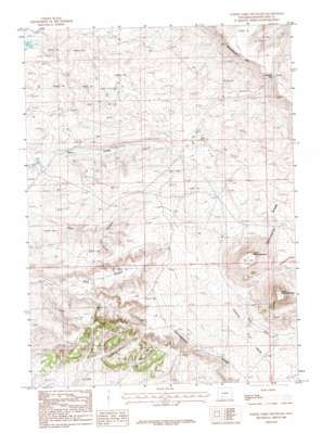 North Table Mountain topo map