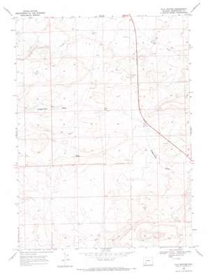 Clay Buttes topo map