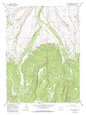 Buck Fever Ridge topo map