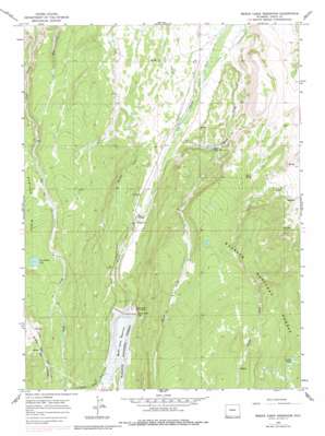 Meeks Cabin Reservoir USGS topographic map 41110a5