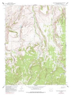 Moslander Reservoir topo map