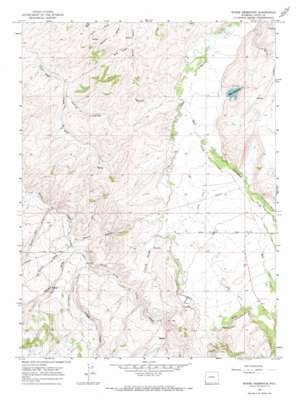 Myers Reservoir topo map