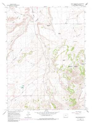 Reed Reservoir topo map