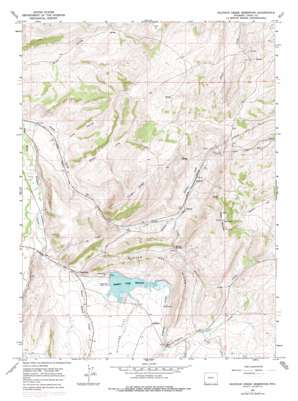Sulphur Creek Reservoir topo map