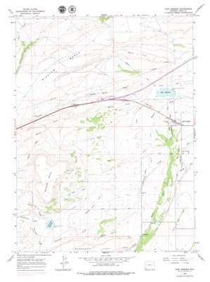 Fort Bridger USGS topographic map 41110c4