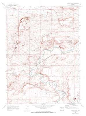 Church Butte USGS topographic map 41110e2
