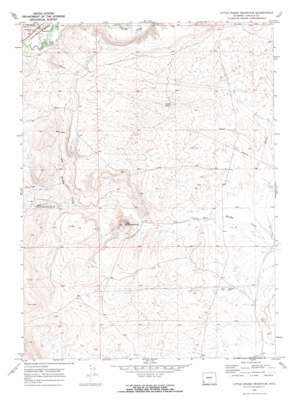 Little Round Mountain USGS topographic map 41110f4