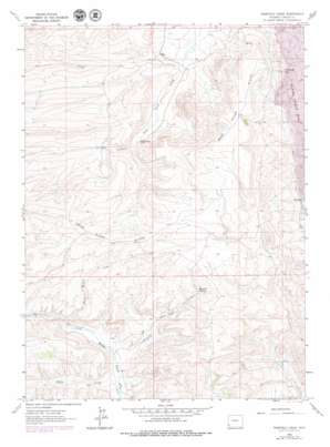 Warfield Creek topo map