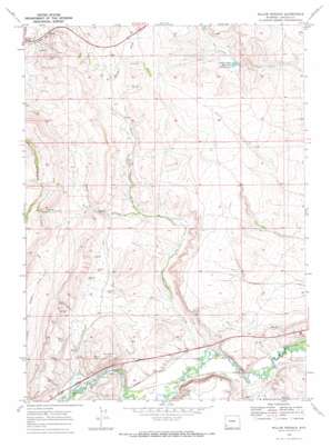 Willow Springs topo map