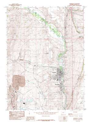 Kemmerer USGS topographic map 41110g5