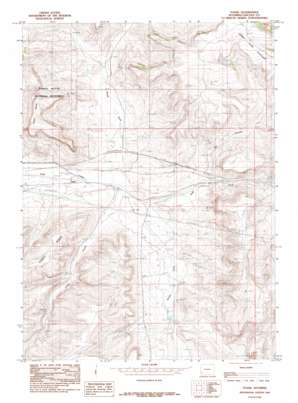 Fossil topo map