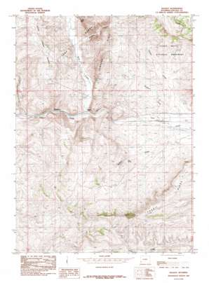 Nugget USGS topographic map 41110g7