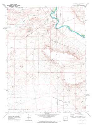 Fontenelle USGS topographic map 41110h1