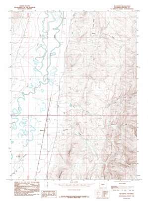 Beckwith topo map