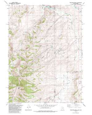 Porcupine Ridge topo map