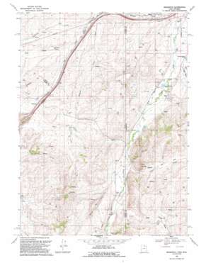 Wahsatch USGS topographic map 41111b1