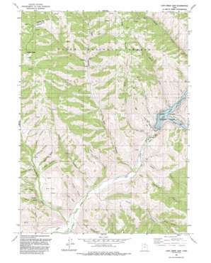 Lost Creek Dam USGS topographic map 41111b4