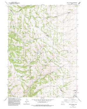 Peck Canyon USGS topographic map 41111c3