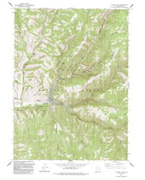 Causey Dam USGS topographic map 41111c5