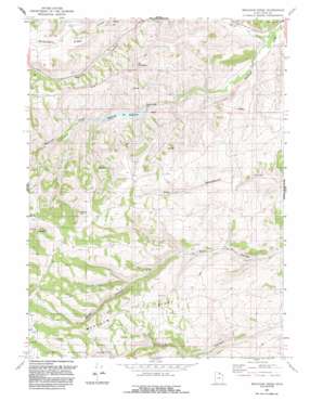 Meachum Ridge topo map