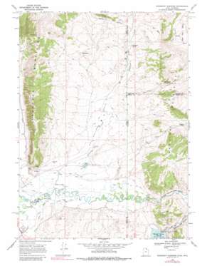 Woodruff Narrows USGS topographic map 41111e1