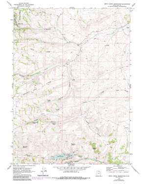 Birch Creek Reservoirs topo map