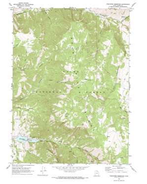 Porcupine Reservoir topo map
