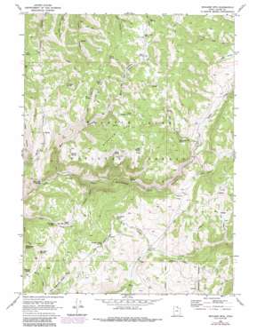 Boulder Mountain USGS topographic map 41111f5