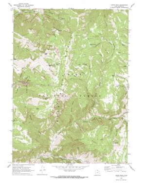 Logan Peak USGS topographic map 41111f6