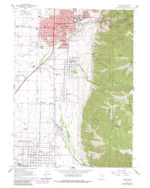 Logan USGS topographic map 41111f7