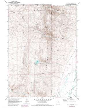 South Lake topo map