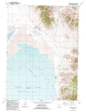 Messix Peak USGS topographic map 41112d5