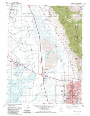 Brigham City USGS topographic map 41112e1
