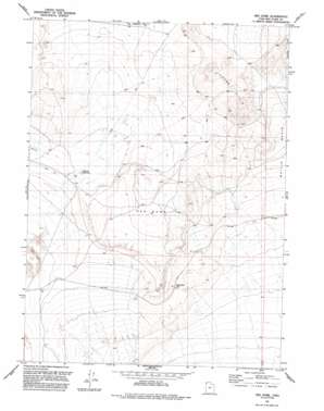 Red Dome topo map