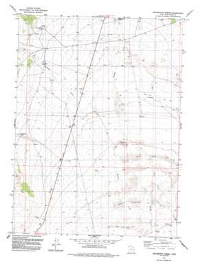 Prohibition Spring USGS topographic map 41113e5