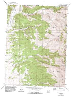 Ingham Canyon USGS topographic map 41113f7