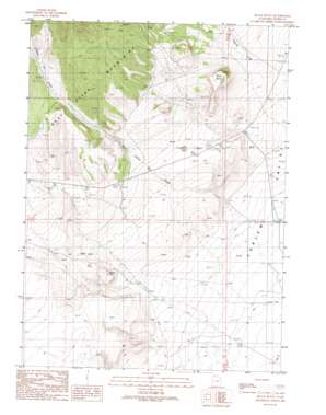 Black Butte USGS topographic map 41113g2