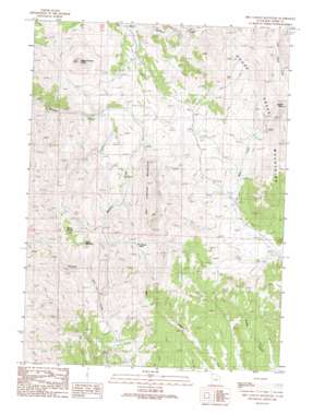 Dry Canyon Mountain USGS topographic map 41113g8
