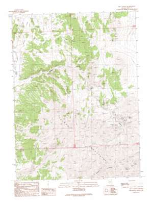 Dry Canyon USGS topographic map 41114f3