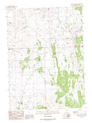 Mustang Draw USGS topographic map 41114g3