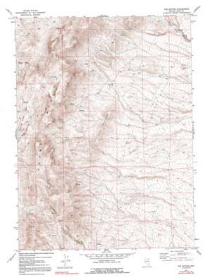 The Buttes USGS topographic map 41115a6