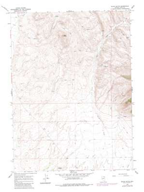 Black Butte USGS topographic map 41115c1