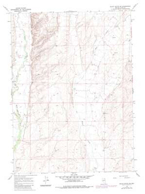 Black Butte Sw USGS topographic map 41115c2