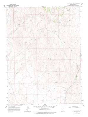 Hanks Creek Sw USGS topographic map 41115c4