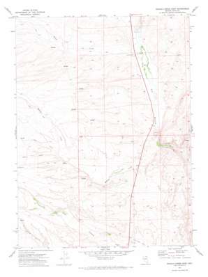 Mahala Creek East USGS topographic map 41115c7